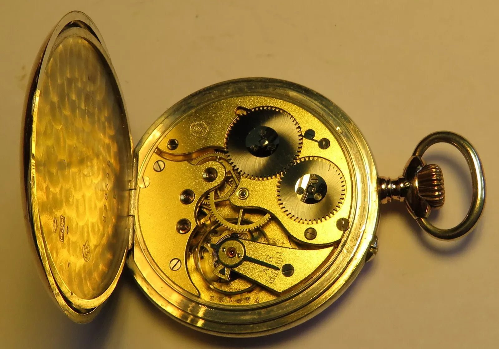 International Watch IWC Schaffhausen 0,800 Silber Taschenuhr HTU ca. 1910 - Sammler - Uhren