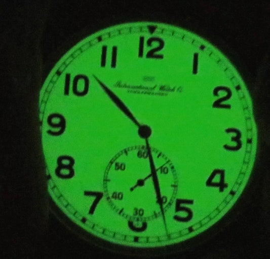 IWC Schaffhausen B - Uhr Leuchtzifferblatt Deckuhr Beobachtungsuhr WK 2 Marine - Sammler - Uhren