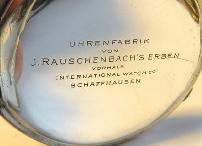 IWC Schaffhausen seltenste Schützenuhr massiv Silber Zürich 1907 Schützenfest - Sammler - Uhren
