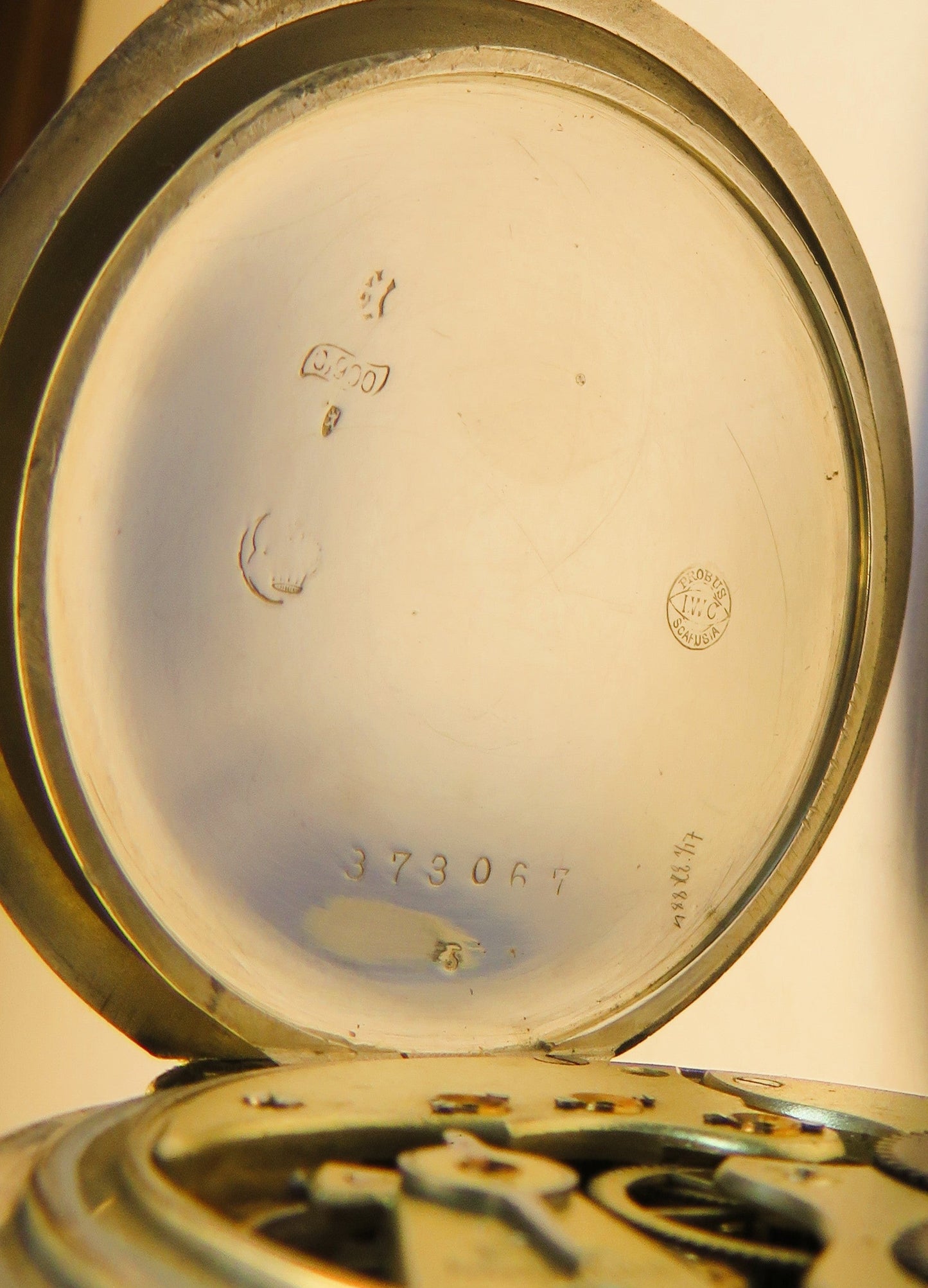 IWC Schaffhausen seltenste Schützenuhr Silber München 1906 Bundesschiessen - Sammler - Uhren