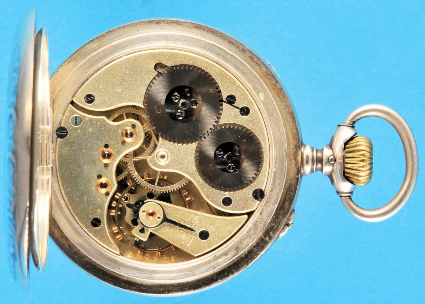 IWC Schaffhausen seltenste Schützenuhr Silber München 1906 Bundesschiessen - Sammler - Uhren
