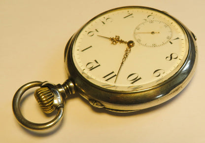 IWC Schaffhausen seltenste Schützenuhr Silber München 1906 Bundesschiessen - Sammler - Uhren