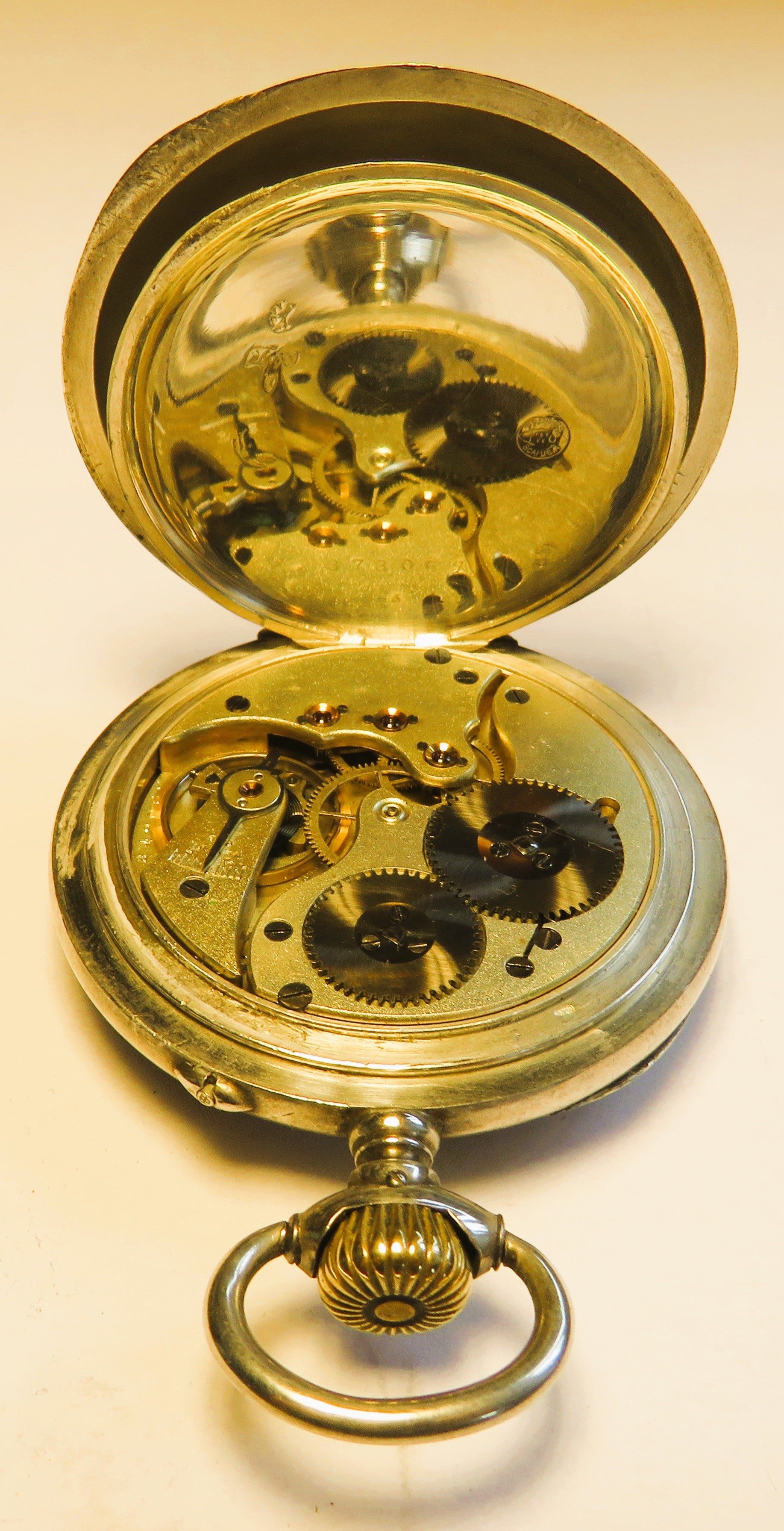 IWC Schaffhausen seltenste Schützenuhr Silber München 1906 Bundesschiessen - Sammler - Uhren