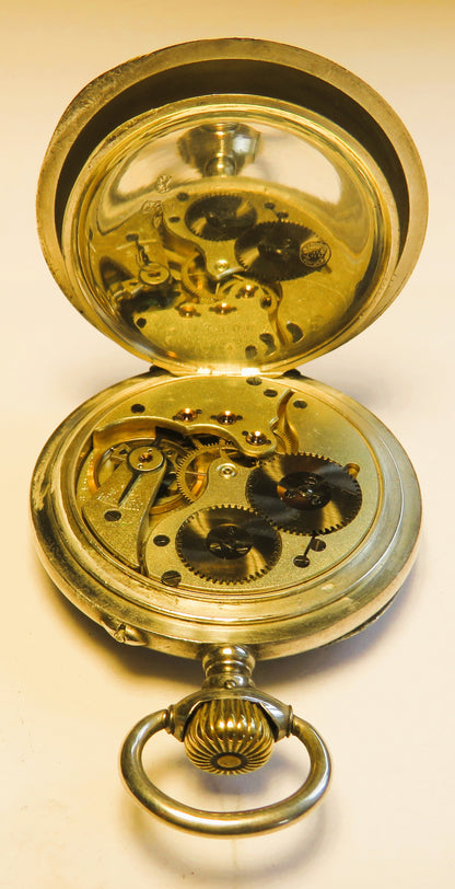 IWC Schaffhausen seltenste Schützenuhr Silber München 1906 Bundesschiessen - Sammler - Uhren