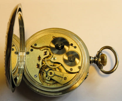 IWC Schaffhausen seltenste Schützenuhr Silber München 1906 Bundesschiessen - Sammler - Uhren