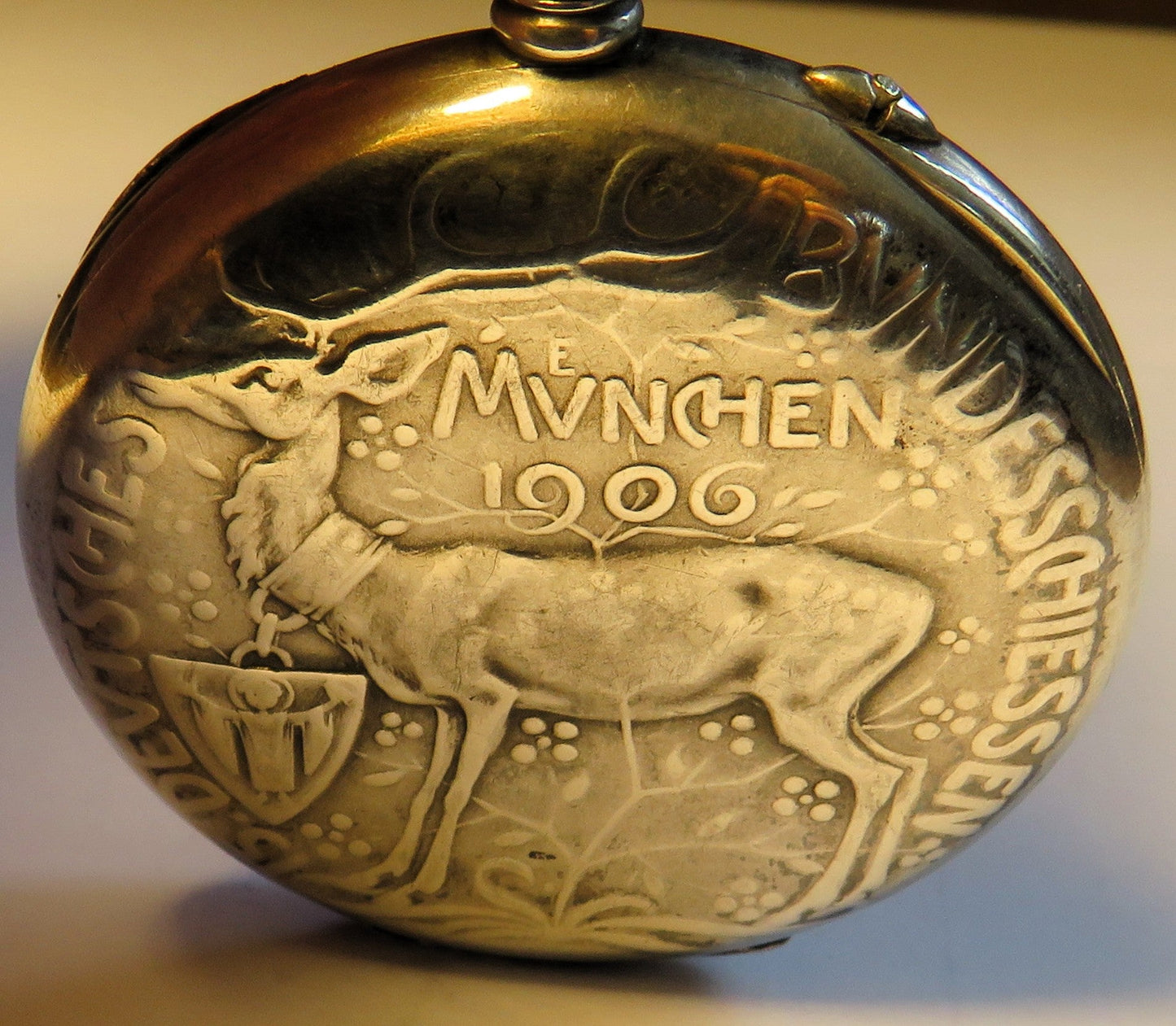 IWC Schaffhausen seltenste Schützenuhr Silber München 1906 Bundesschiessen - Sammler - Uhren