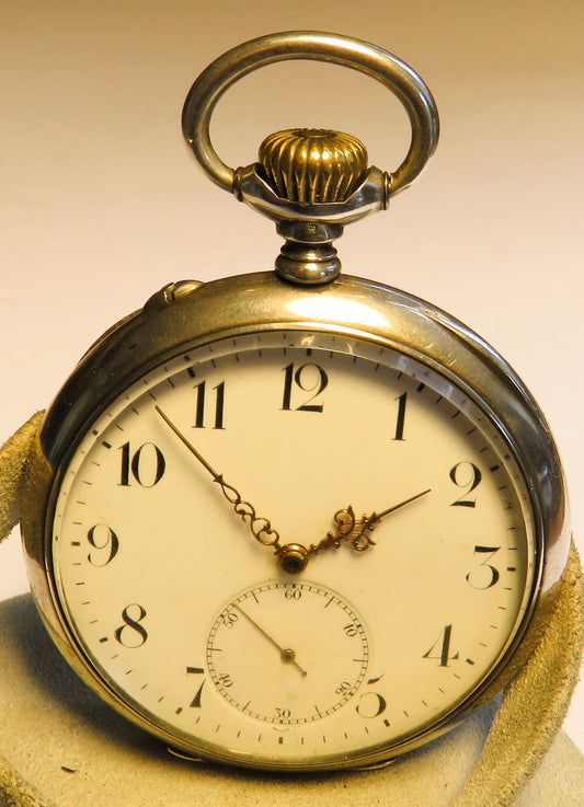 IWC Schaffhausen seltenste Schützenuhr Silber München 1906 Bundesschiessen - Sammler - Uhren