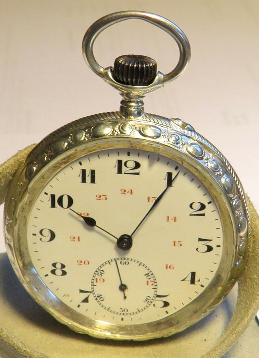 IWC vermutl. seltenste Schützenuhr 0,800 Silber 1897 Kantonal Schützenfest Bern - Sammler - Uhren