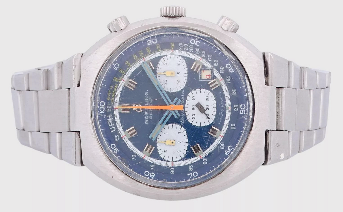 Breitling Genève TransOcean Chronograph Ref. 7102 Kaliber Valjoux 7740 ca. 1972