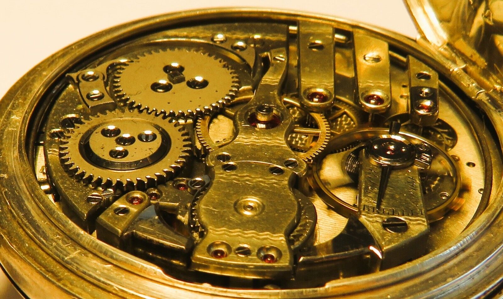 Jaeger LeCoultre & Cie Silber Viertelrepititions Taschenuhr 50mm ca. 1900 - Sammler - Uhren