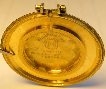 Jaeger LeCoultre Favre Leuba edle Luxus Frackuhr Quarz Herren ca. 1970 - Sammler - Uhren