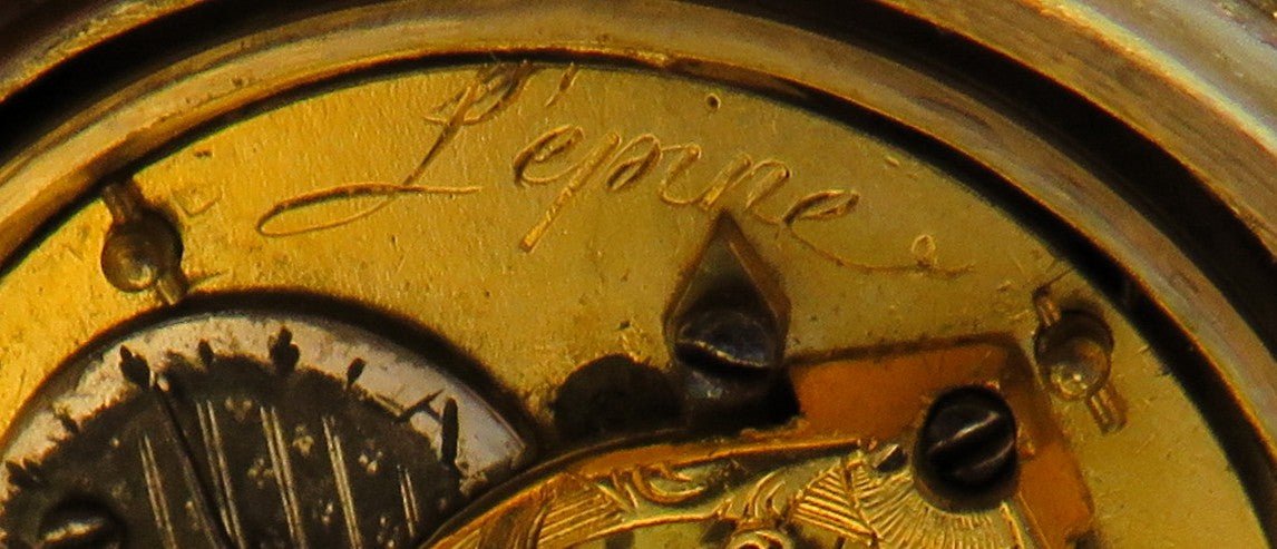 Jean Antoine Lépine musealer Rokoko Parfum Flakon mit Spindel Uhr ca. 1760 - Sammler - Uhren