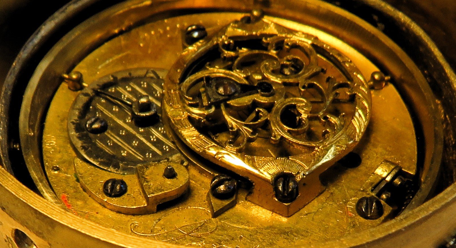 Jean Antoine Lépine musealer Rokoko Parfum Flakon mit Spindel Uhr ca. 1760 - Sammler - Uhren