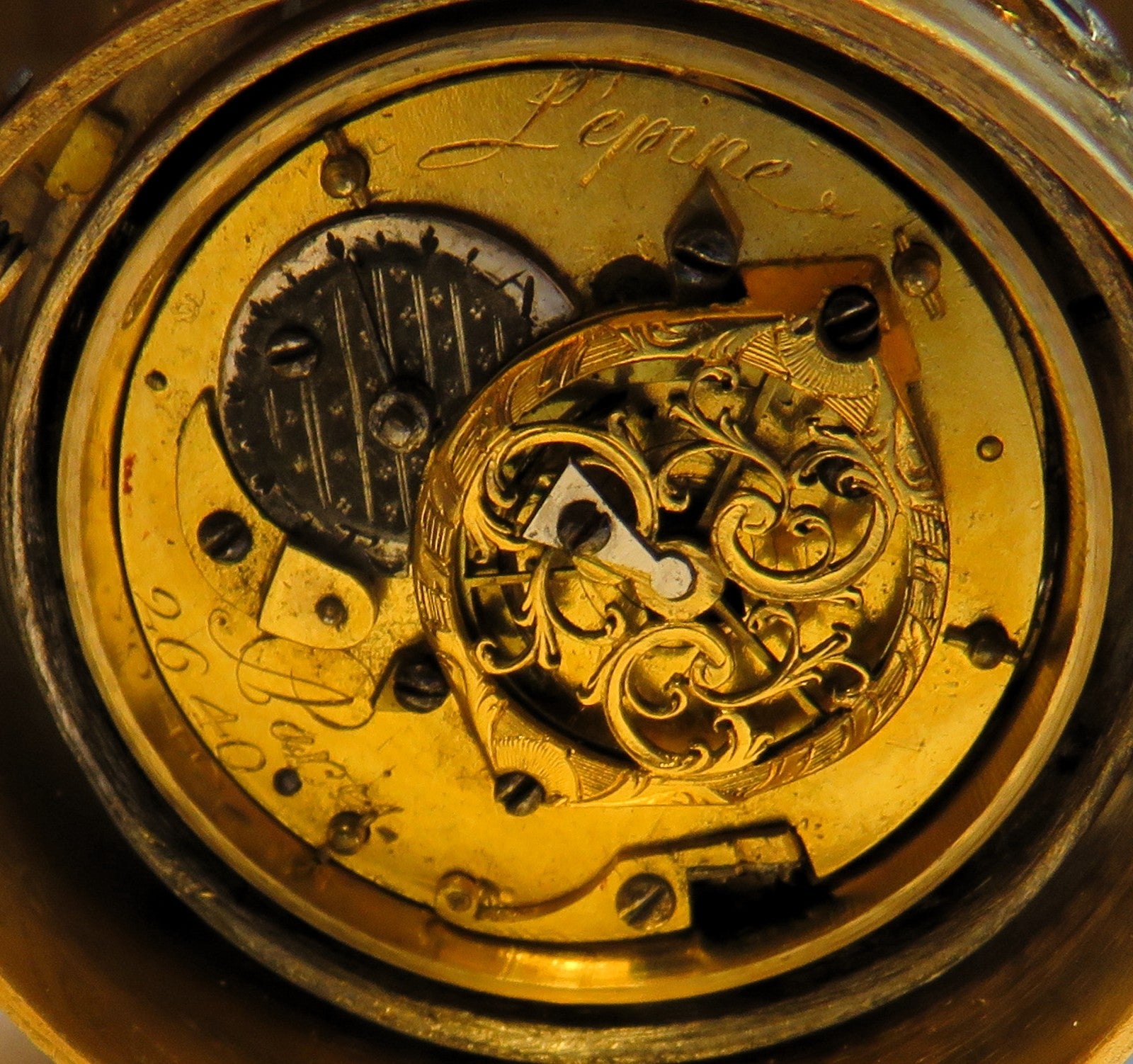 Jean Antoine Lépine musealer Rokoko Parfum Flakon mit Spindel Uhr ca. 1760 - Sammler - Uhren