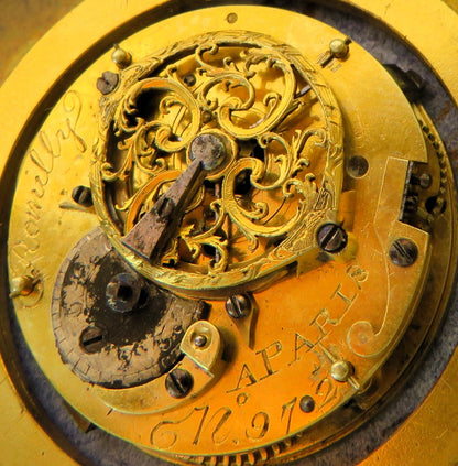 Jean Romilly á Paris Hofuhrmacher Kutscher Kutschen Uhr Spindelhemmung ca. 1760 - Sammler - Uhren