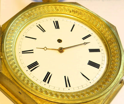 Jean Romilly á Paris Hofuhrmacher Kutscher Kutschen Uhr Spindelhemmung ca. 1760 - Sammler - Uhren