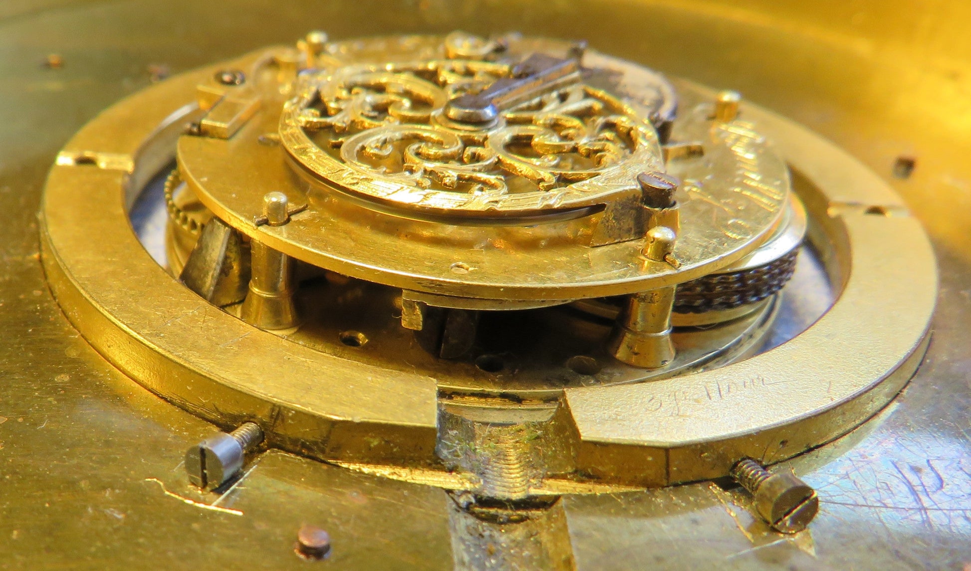 Jean Romilly á Paris Hofuhrmacher Kutscher Kutschen Uhr Spindelhemmung ca. 1760 - Sammler - Uhren