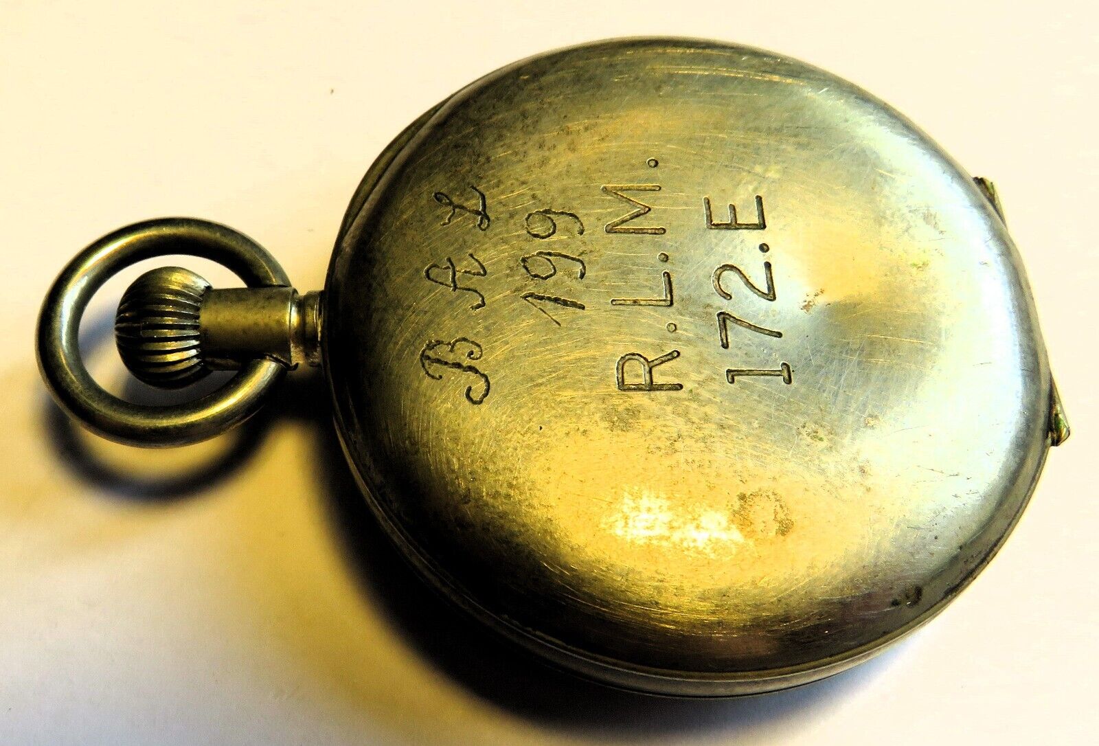 Johannes Hartmann Berlin Minerva 19"" R L M Spezialuhr Luftfahrtgeräte im Etui - Sammler - Uhren