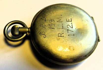 Johannes Hartmann Berlin Minerva 19"" R L M Spezialuhr Luftfahrtgeräte im Etui - Sammler - Uhren