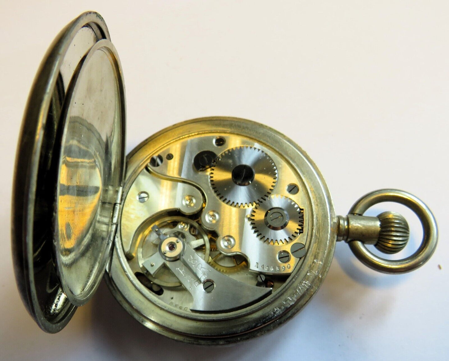 Johannes Hartmann Berlin Minerva 19"" R L M Spezialuhr Luftfahrtgeräte im Etui - Sammler - Uhren