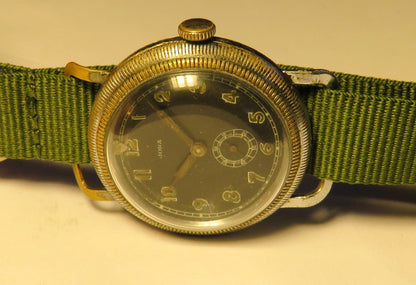 Jora frühe Pfeilindex Fliegeruhr Pilot Watch Reichsluftwaffe 1930 WK2 Natalis - Sammler - Uhren