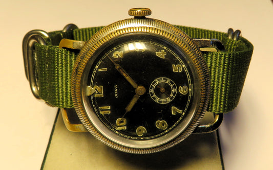 Jora frühe Pfeilindex Fliegeruhr Pilot Watch Reichsluftwaffe 1930 WK2 Natalis - Sammler - Uhren