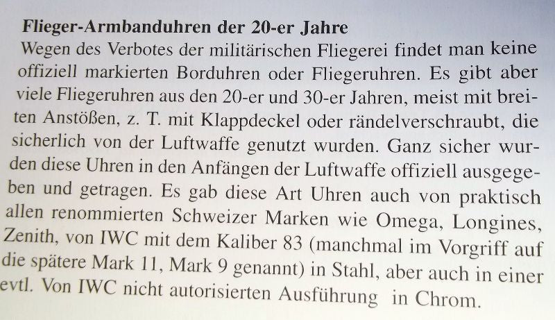 Jora frühe Pfeilindex Fliegeruhr Pilot Watch Reichsluftwaffe 1930 WK2 Natalis - Sammler - Uhren