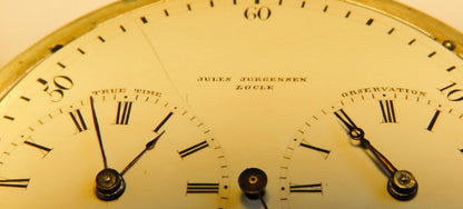 Jules Jurgensen Locle Beobachtungsuhr Deck Observation Watch Seconde Morte - Sammler - Uhren