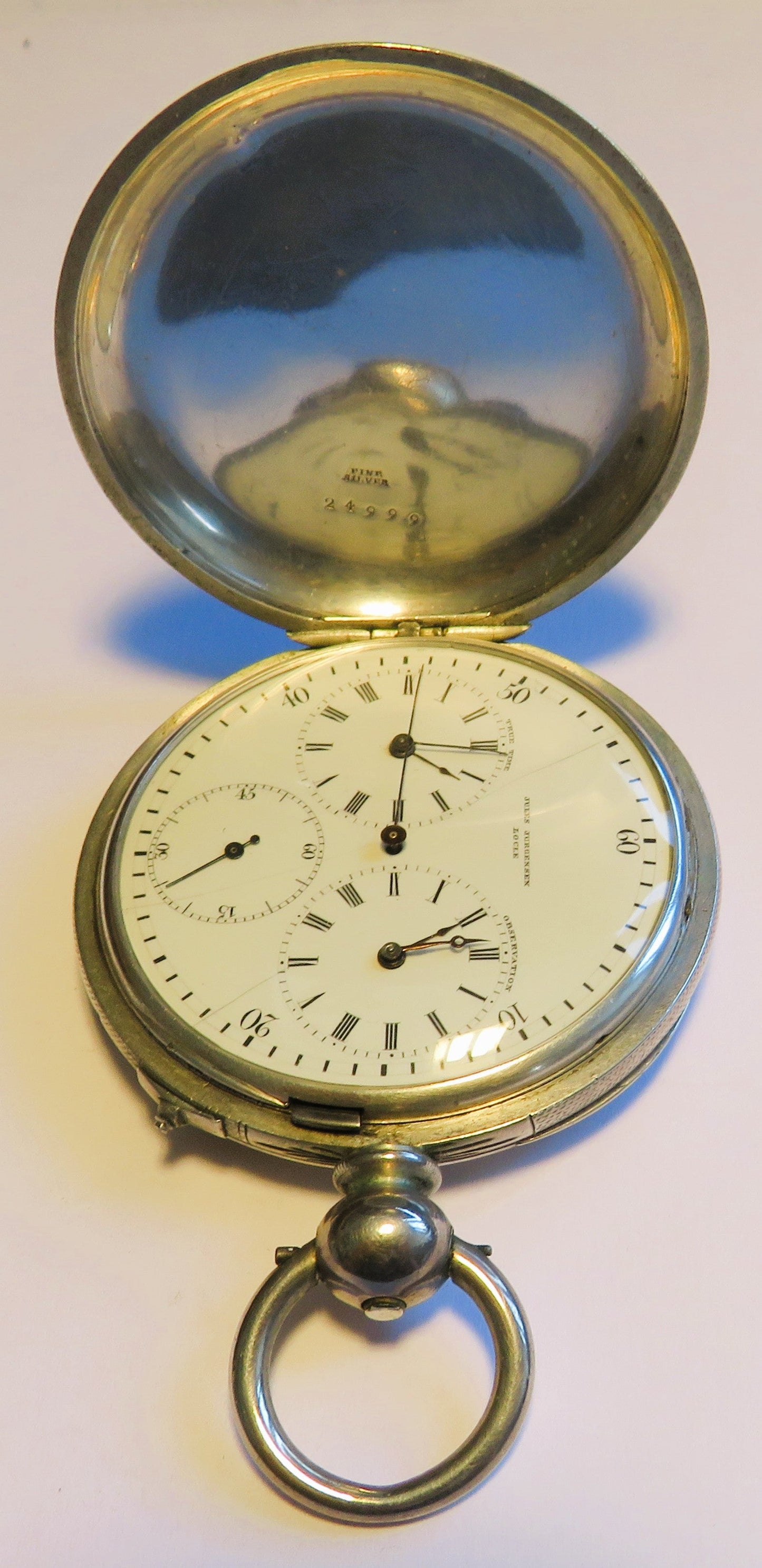 Jules Jurgensen Locle Beobachtungsuhr Deck Observation Watch Seconde Morte - Sammler - Uhren