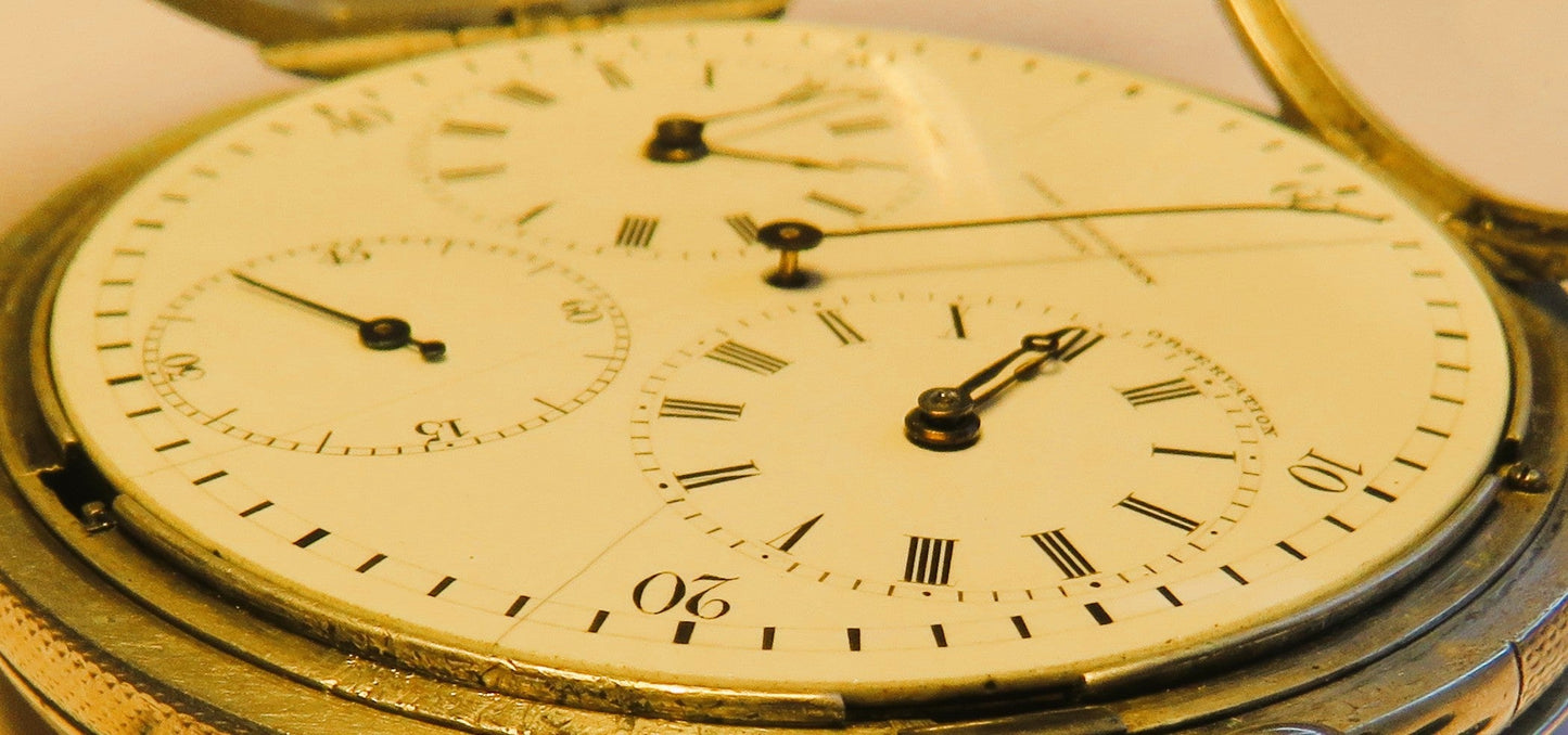 Jules Jurgensen Locle Beobachtungsuhr Deck Observation Watch Seconde Morte - Sammler - Uhren