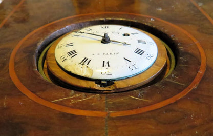 Julien le Roy Paris Bronze Tisch Spindel Tisch Uhr ca. 1720 15 x 15 x 31cm - Sammler - Uhren