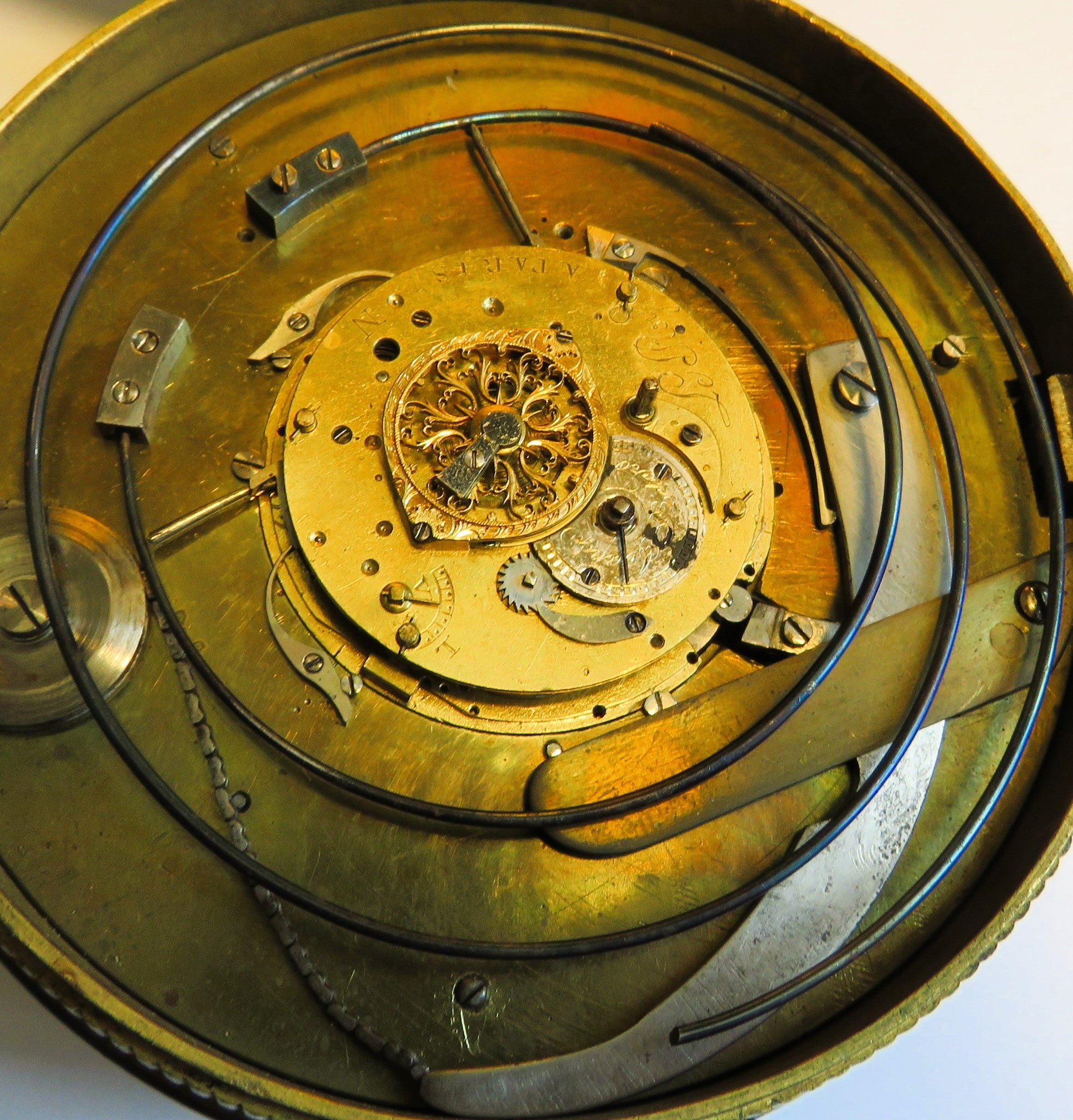 Julien le Roy Paris Hofuhrmacher Kutscher Kutschen Uhr Repitition ca. 1740 - Sammler - Uhren