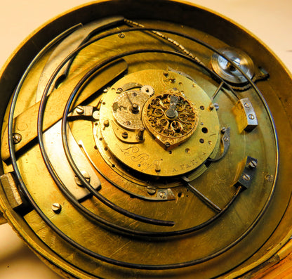 Julien le Roy Paris Hofuhrmacher Kutscher Kutschen Uhr Repitition ca. 1740 - Sammler - Uhren