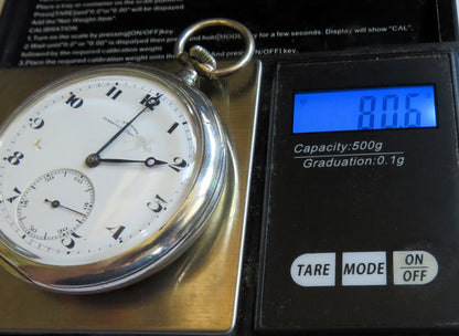 Julius Assmann 900 Silber HTU seltenes Breguet Zifferblatt, Glashütte ca. 1920 - Sammler - Uhren