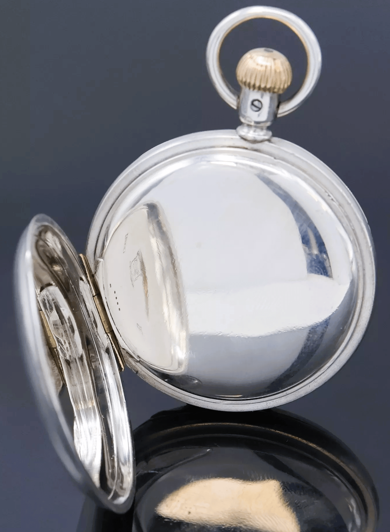 Julius Assmann Glashütte 900 Silber Herrentaschenuhr Gehäuse - und Werk Nummern identisch - Sammler - Uhren