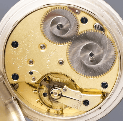 Julius Assmann Glashütte 900 Silber Herrentaschenuhr Gehäuse - und Werk Nummern identisch - Sammler - Uhren