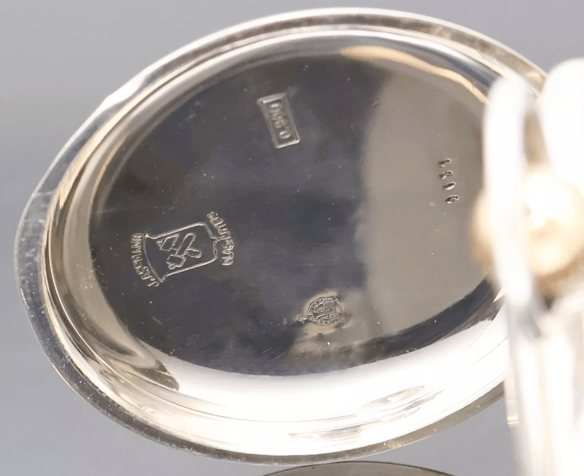 Julius Assmann Glashütte 900 Silber Herrentaschenuhr Gehäuse - und Werk Nummern identisch - Sammler - Uhren