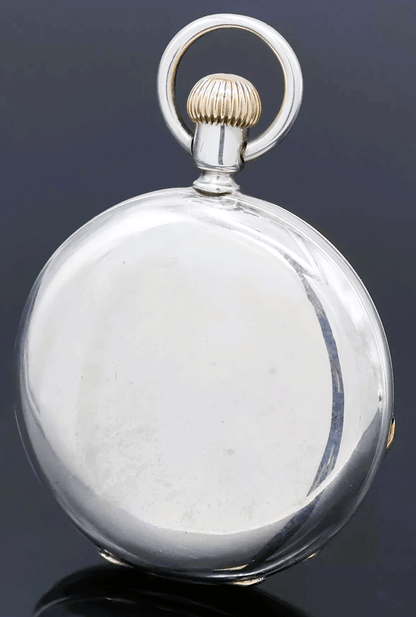 Julius Assmann Glashütte 900 Silber Herrentaschenuhr Gehäuse - und Werk Nummern identisch - Sammler - Uhren