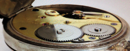 Julius Assmann Glashütte Taschenuhr ca. 1883 in Faksimile Originaletui - Sammler-Uhren
