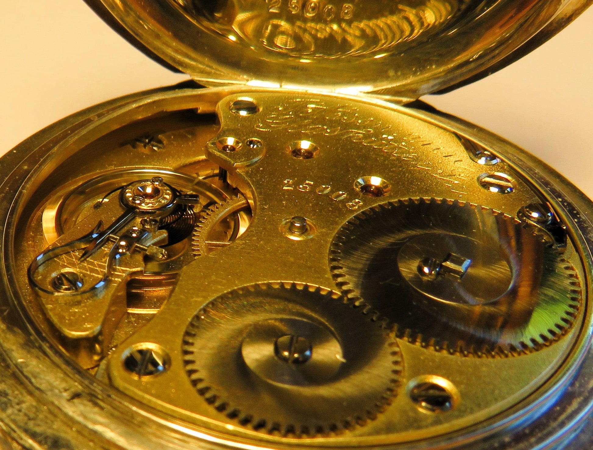 Julius Assmann große Silber HTU seltenes Breguet Zifferblatt, Glashütte 1920 - Sammler - Uhren