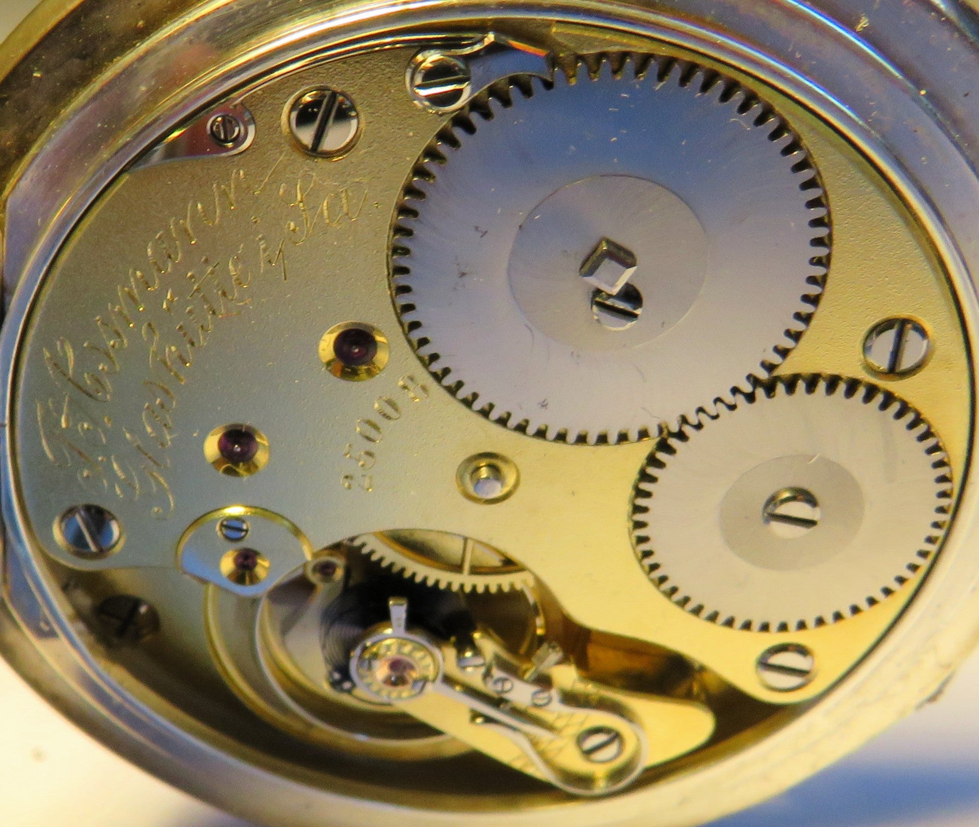 Julius Assmann große Silber HTU seltenes Breguet Zifferblatt, Glashütte 1920 - Sammler - Uhren