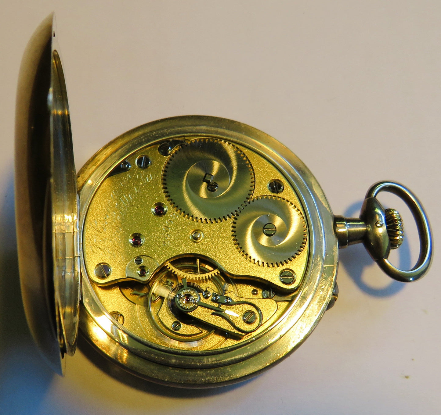 Julius Assmann große Silber HTU seltenes Breguet Zifferblatt, Glashütte 1920 - Sammler - Uhren