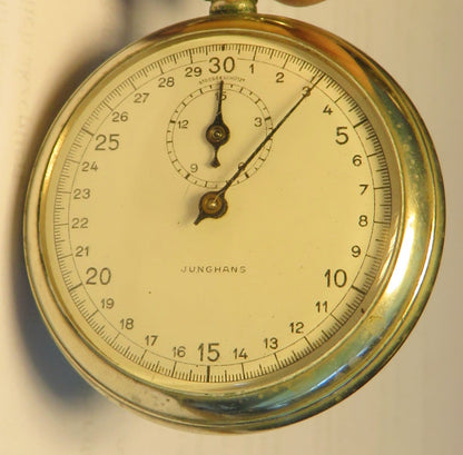 Junghans 29 I U-Boot Torpedo Laufzeit Stoppuhr Kriegs Marine WK WW 2 II - Sammler-Uhren