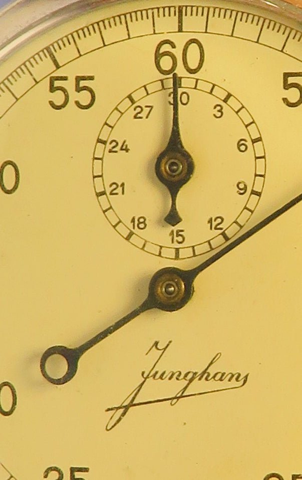 Junghans 29A U-Boot Torpedo Laufzeit Stoppuhr Kriegs Marine WK WW 2 II - Sammler-Uhren