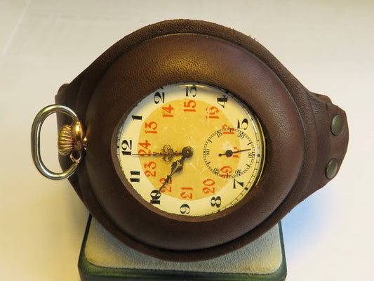 Junghans 31 Silber frühe Fliegeruhr Reichsluftwaffe Jasta WK 1 Richthofen 1918 - Sammler - Uhren
