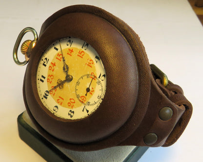 Junghans 31 Silber frühe Fliegeruhr Reichsluftwaffe Jasta WK 1 Richthofen 1918 - Sammler - Uhren