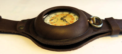 Junghans 31 Silber frühe Fliegeruhr Reichsluftwaffe Jasta WK 1 Richthofen 1918 - Sammler - Uhren