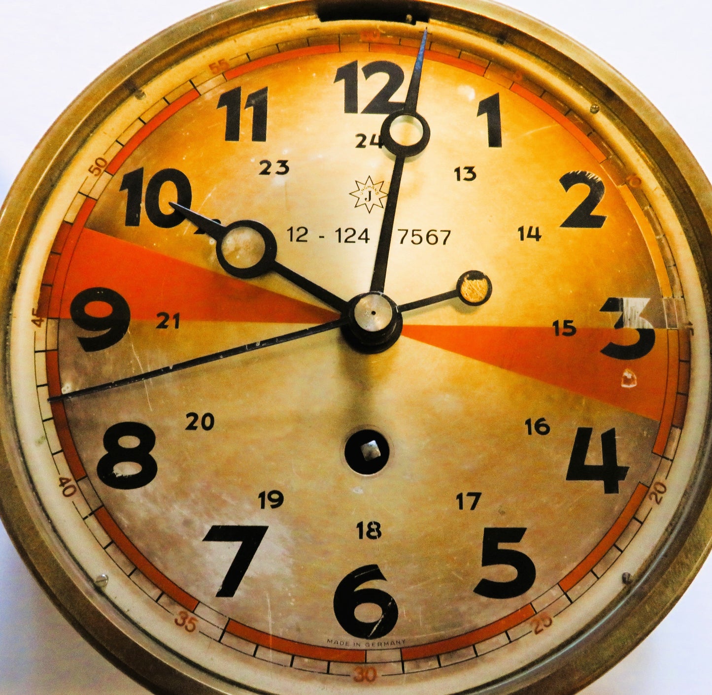Junghans Cal. W 146 Funkraum Schiffsuhr Bundeswehr Bundesmarine mechanisch aus Privatbesitz Konrad Knirim - Sammler - Uhren
