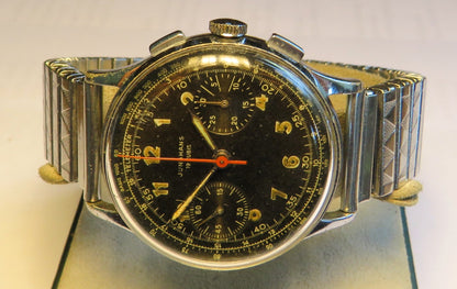 Junghans J88 früher Schaltrad / Flieger Chronograph ca. 1950 - Bundeswehr - Sammler - Uhren
