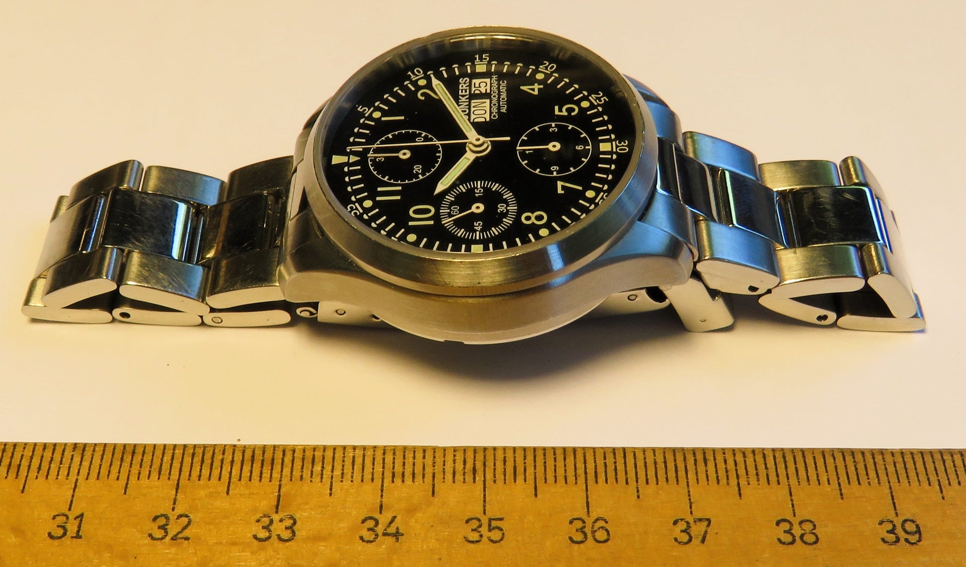 Junkers FM Chronograph Fliegeruhr Automatik Day Date ca. 2000 - Sammler - Uhren